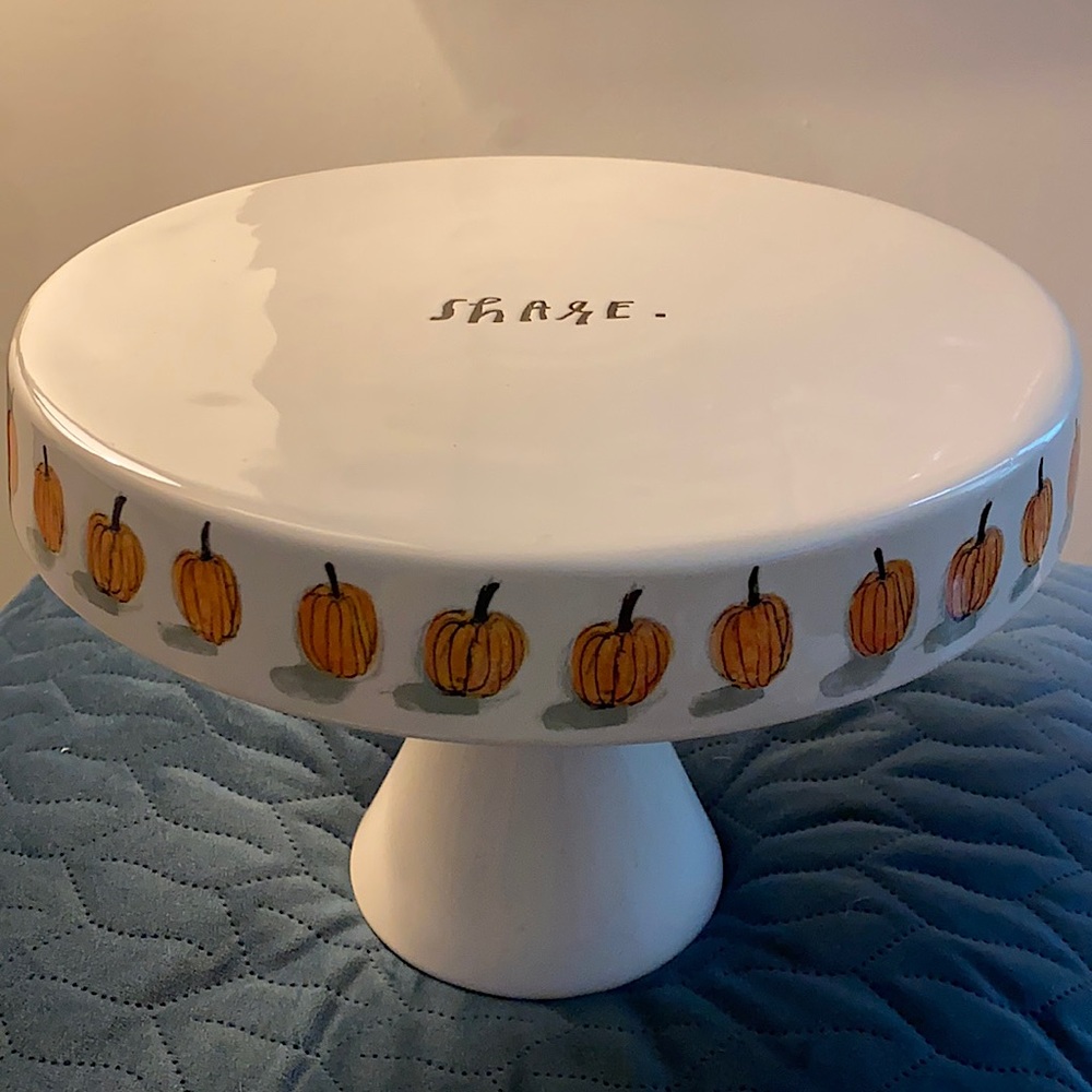 Rae Dunn “Share” Thanksgiving Cake & Pie Stand
